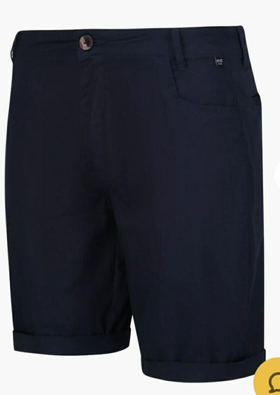 Regatta Mens Shorts Cobain Coolweave Casual Chino Shorts Navy Uk 30****Ref V415