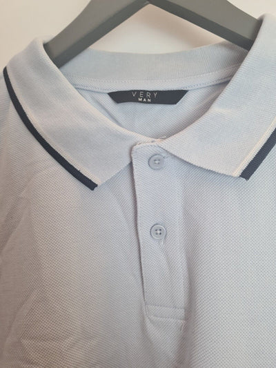 Men's Blue Polo T-Shirt. Size 5XL. **** Ref V366