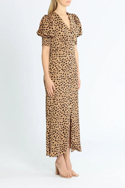 Never Fully Dressed Lucia Lindos Dress Animal Print Size 6 ** SW22