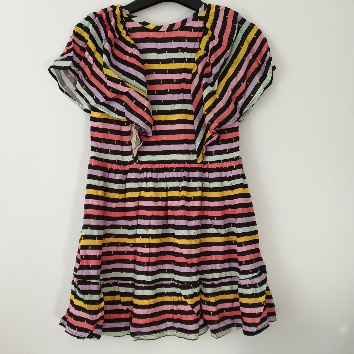 Sonia Ryklel Paris Girls Stripe Mini Dress Size 4 yrs****Ref V214