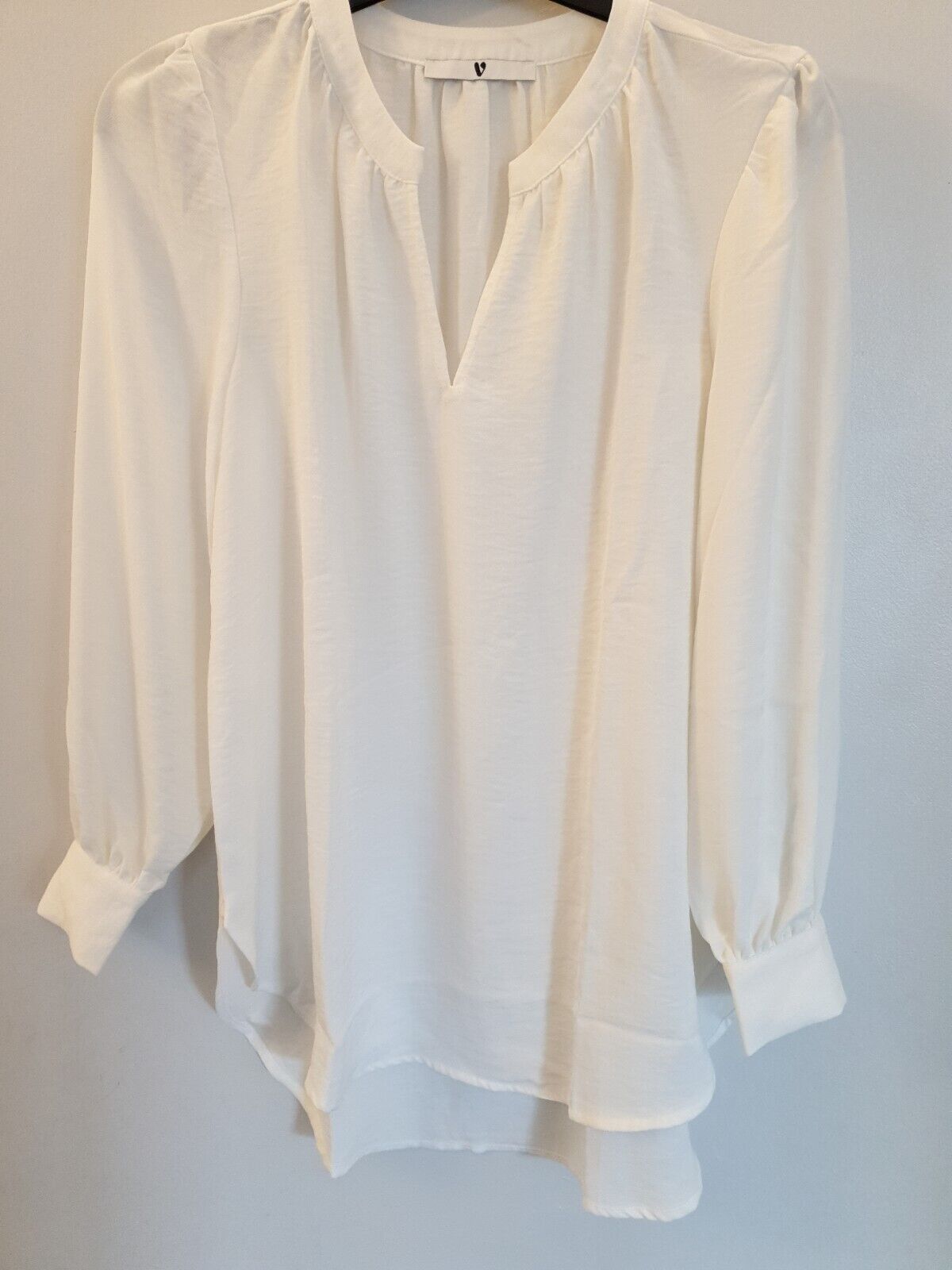 Cream Blouse Womens Uk10****Ref V555