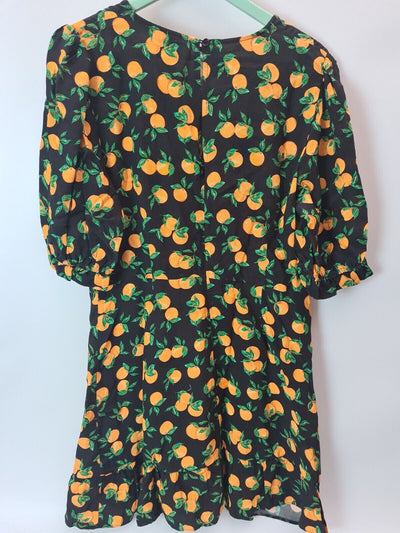 Nobody's Child Serena Mini Dress. Oranges. Size UK 12 **** V30