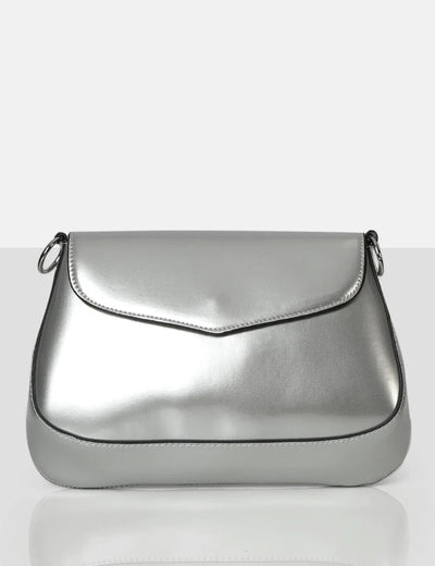 Public Desire Serena Silver Shoulder Bag *** SA1