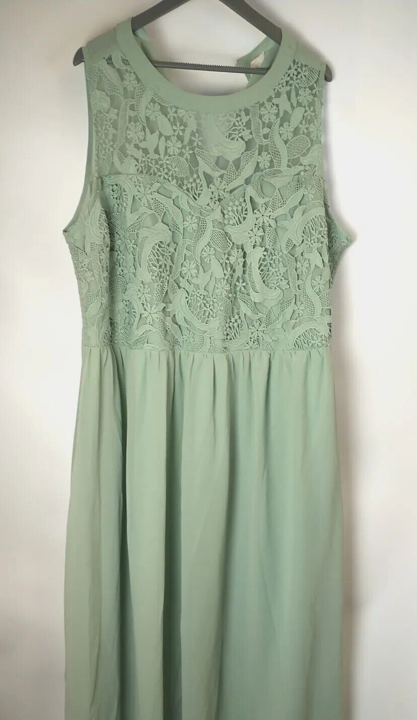 Yours London Lace Sweetheart Bridesmaid Maxi Dress Size 20 ****Ref V50
