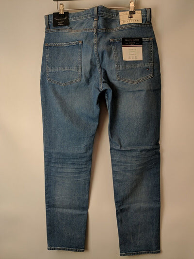 Tommy Hilfiger Straight Fit Denton Blue Jeans Mens Size W28 L32 **** V31