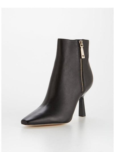 Guess Brunela Heel Detail Ankle Black Boot Size 5 **** VS3