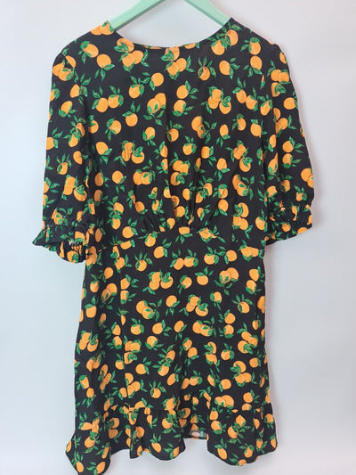 Nobody's Child Serena Mini Dress. Oranges. Size UK 10 **** V542