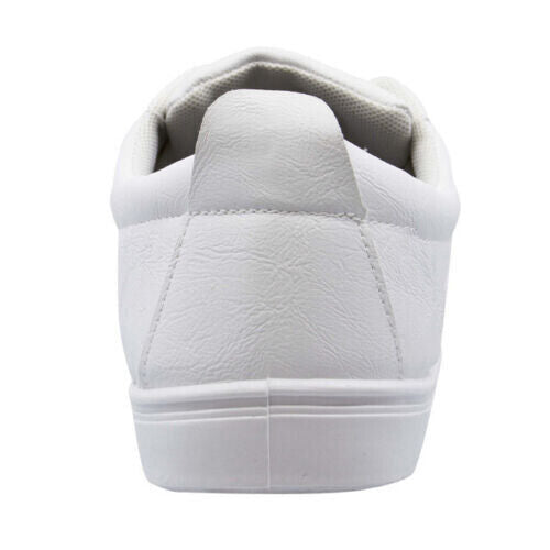 Ben Sherman Micky Synthetic White Low Lace Up Mens Trainers