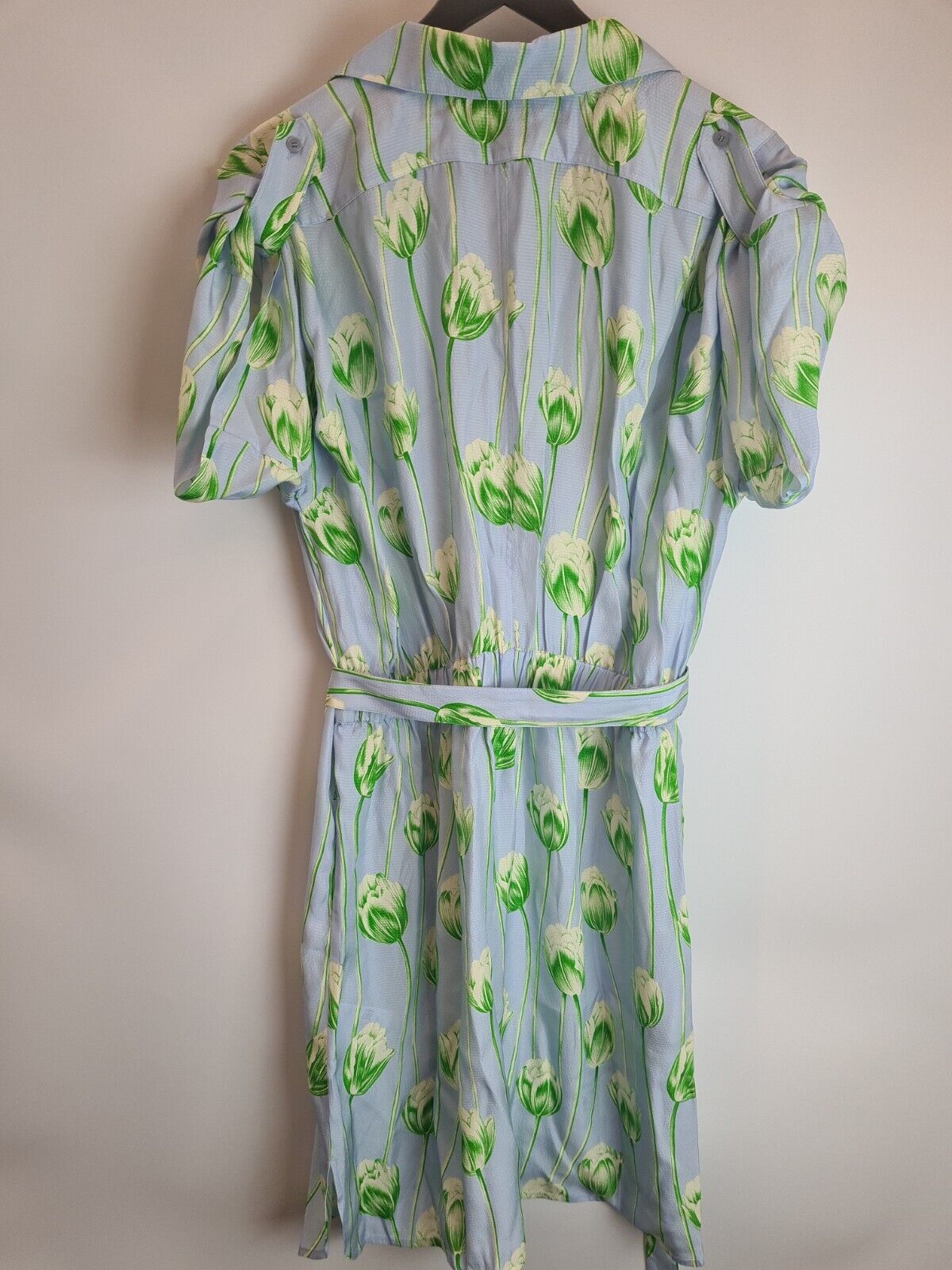Kenzo Printed Shirting Waisted Dress Size 42/ UK SIZE 14**** V385