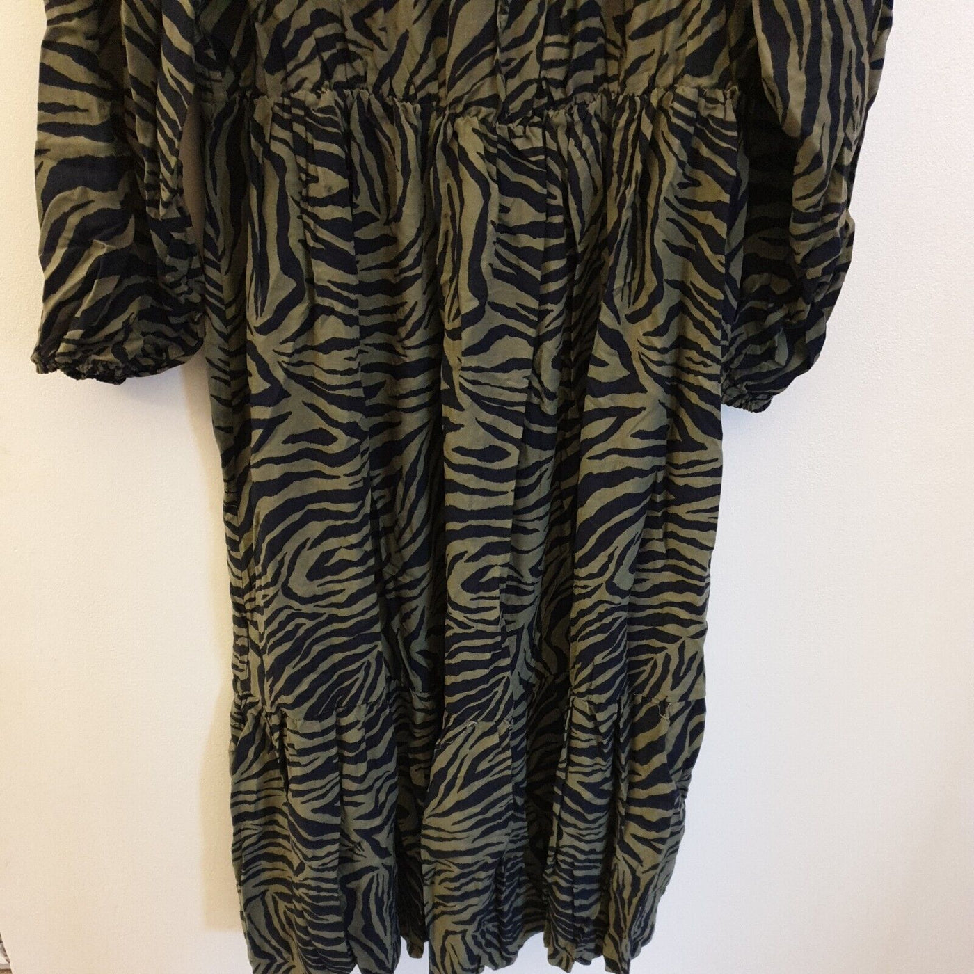 Womens Zebra Print Dress Uk16****Ref V276