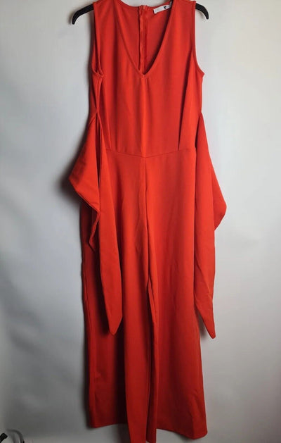 Womens Tie Waist Wide Leg Jumpsuit Size 10 **** V366