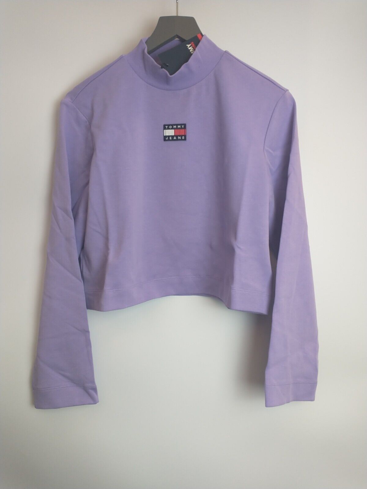Tommy Jean's Badge Relaxed T-Shirt - Lilac. UK XXS **** Ref V32