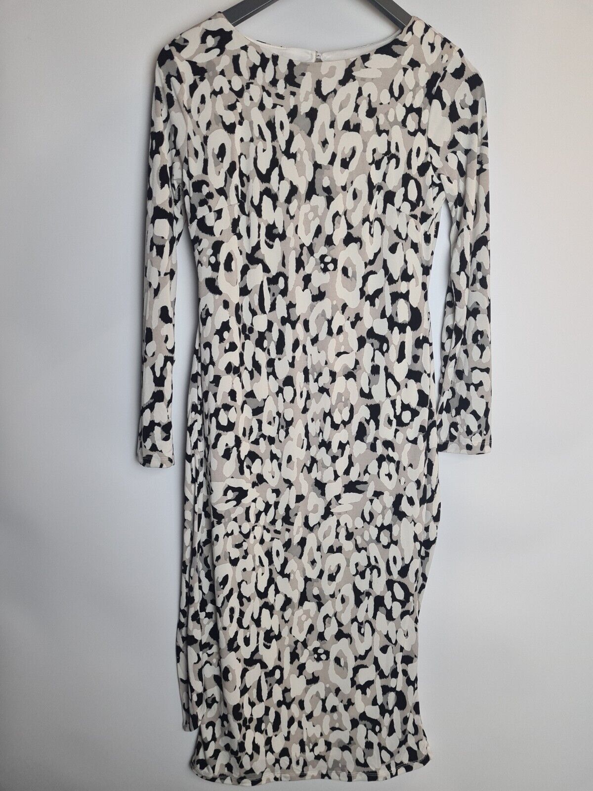 Fig & Basil Tie Waist Jersey Midi Dress Size 12 **** V290