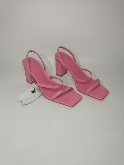 Mango Block Helled 3 Strap Sandal - Pink. UK 3 **** Ref VS2