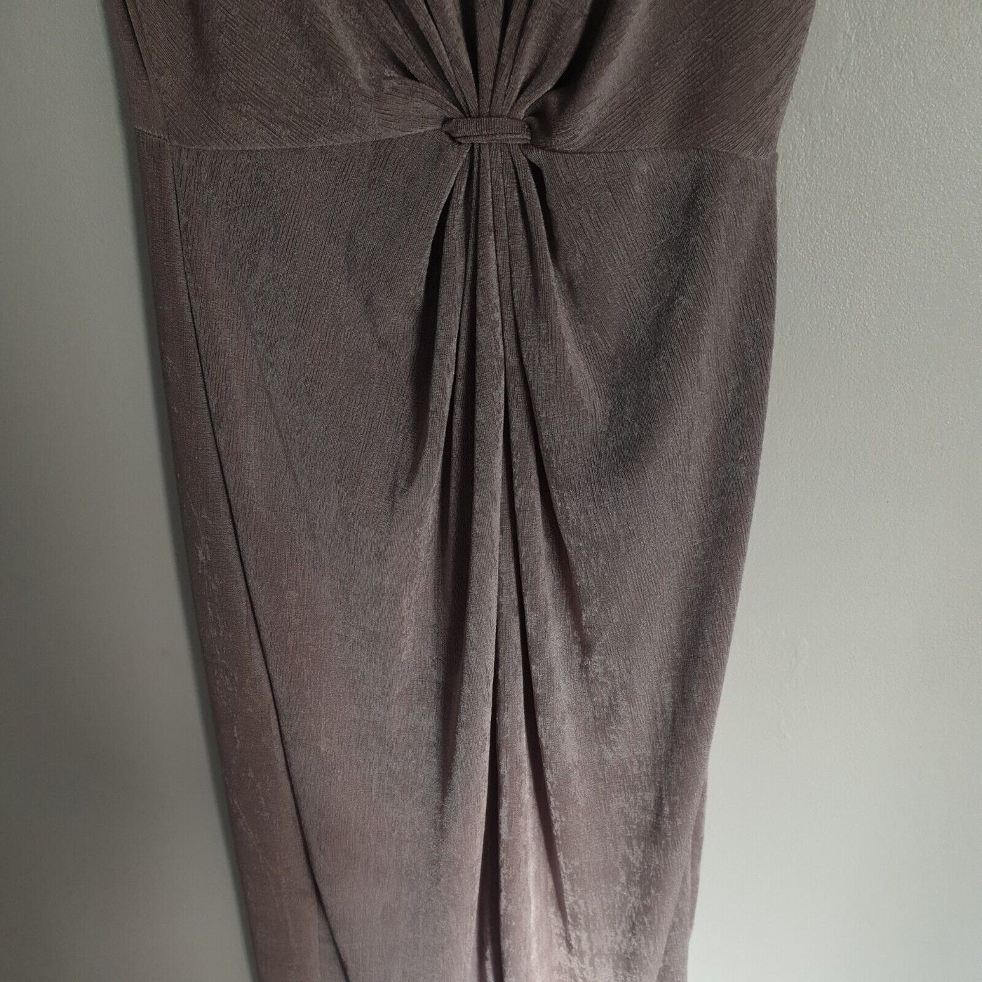 LTS Tall Silver Knot Front Mid Dress Uk12****Ref V108