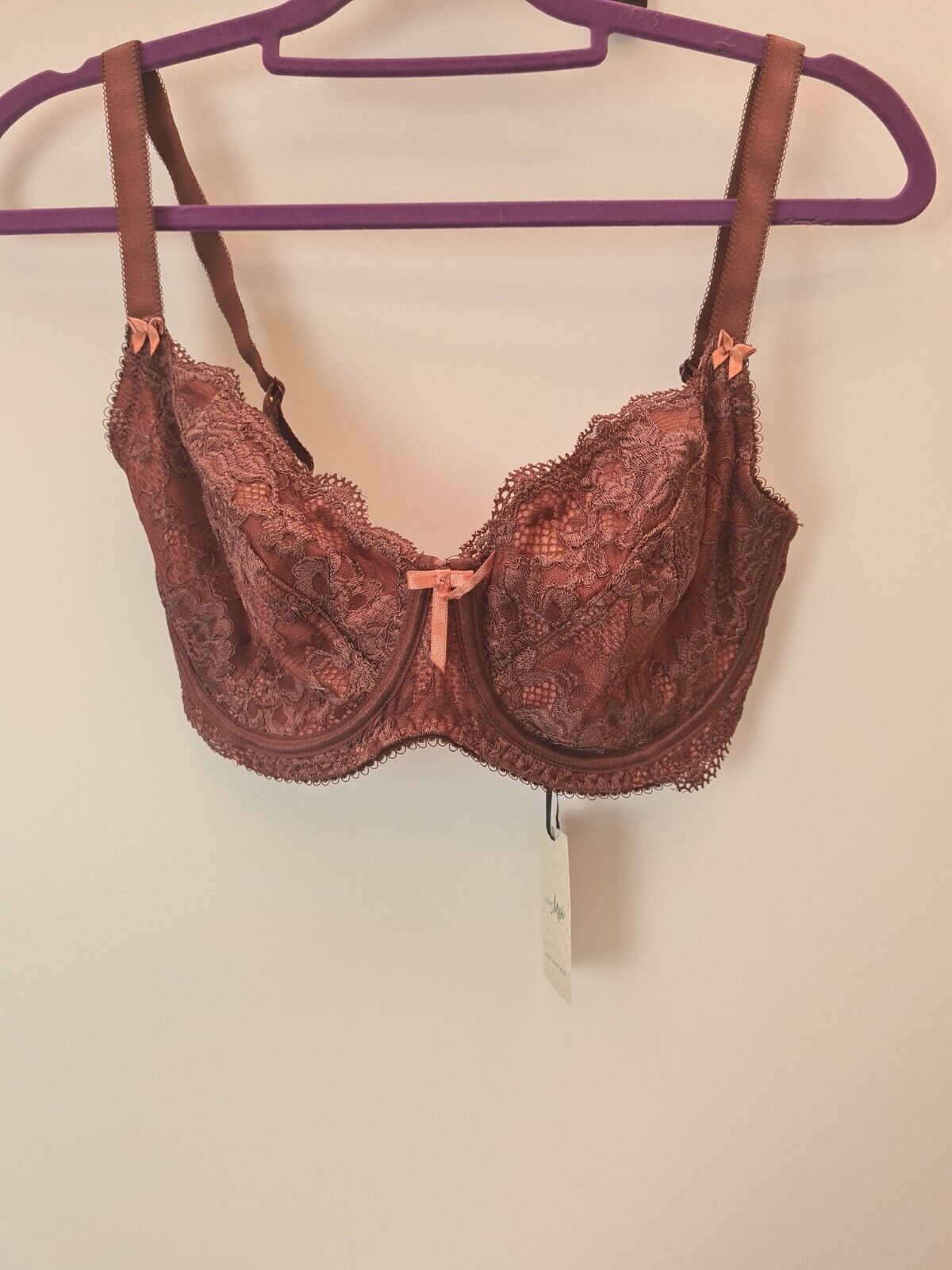 Pour Moi Amour Underwired Non-Padded Lace Bra. Size UK 32F **** V27