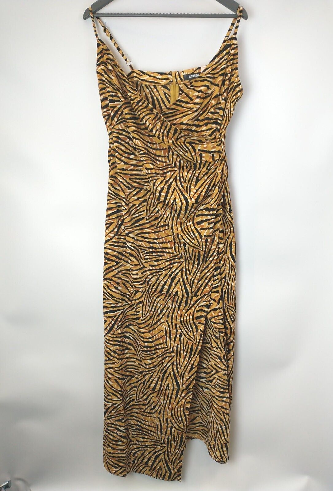 Missguided Animal Print Cami Maxi Dress. UK 16 **** Ref V73