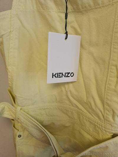 Kenzo Dungaree Dress Lemon Size 38/ UK 10.