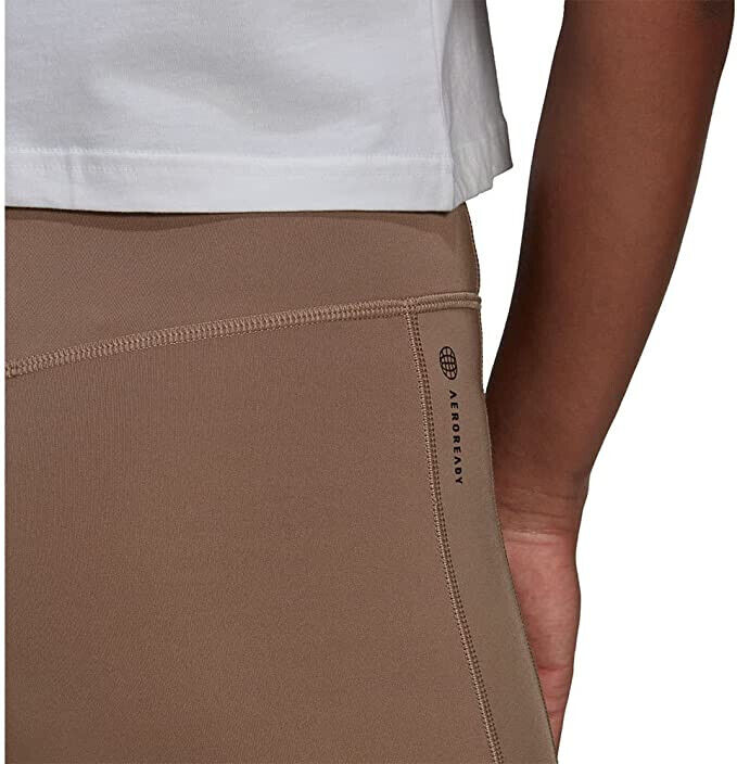 Adidas Women's Hyperglam Flared Trousers. Brown. UK L**** V188