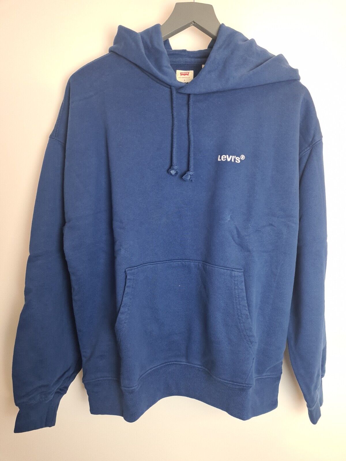Levi's Red Tab Blue Hoodie Size Small **** V147