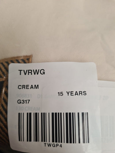 Gant Banner Shield Half Zip Cream Sweatshirt Size 15 Years****Ref V267