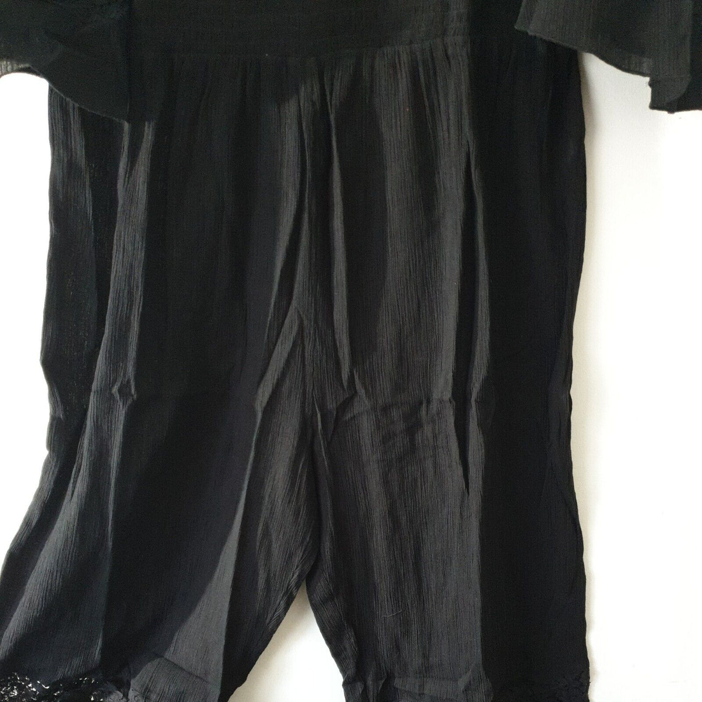 River Island Black Beach playsuit Uk24****Ref V107