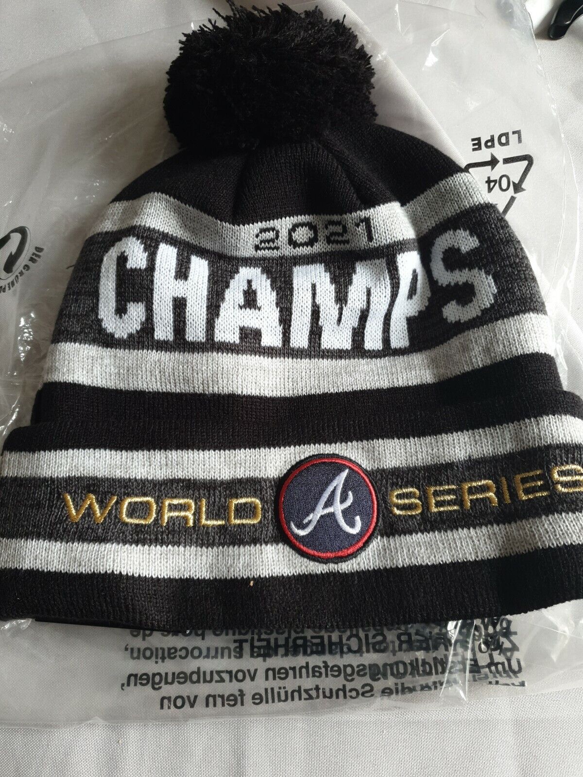 Authentic New Era Cap Knit Ws12 Champs LR Black One Size Ref DC 8+9