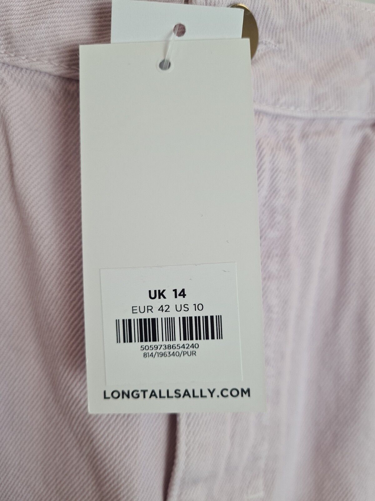 LTS Tall Lilac Purple Mom Jeans Size UK 14 **** V32