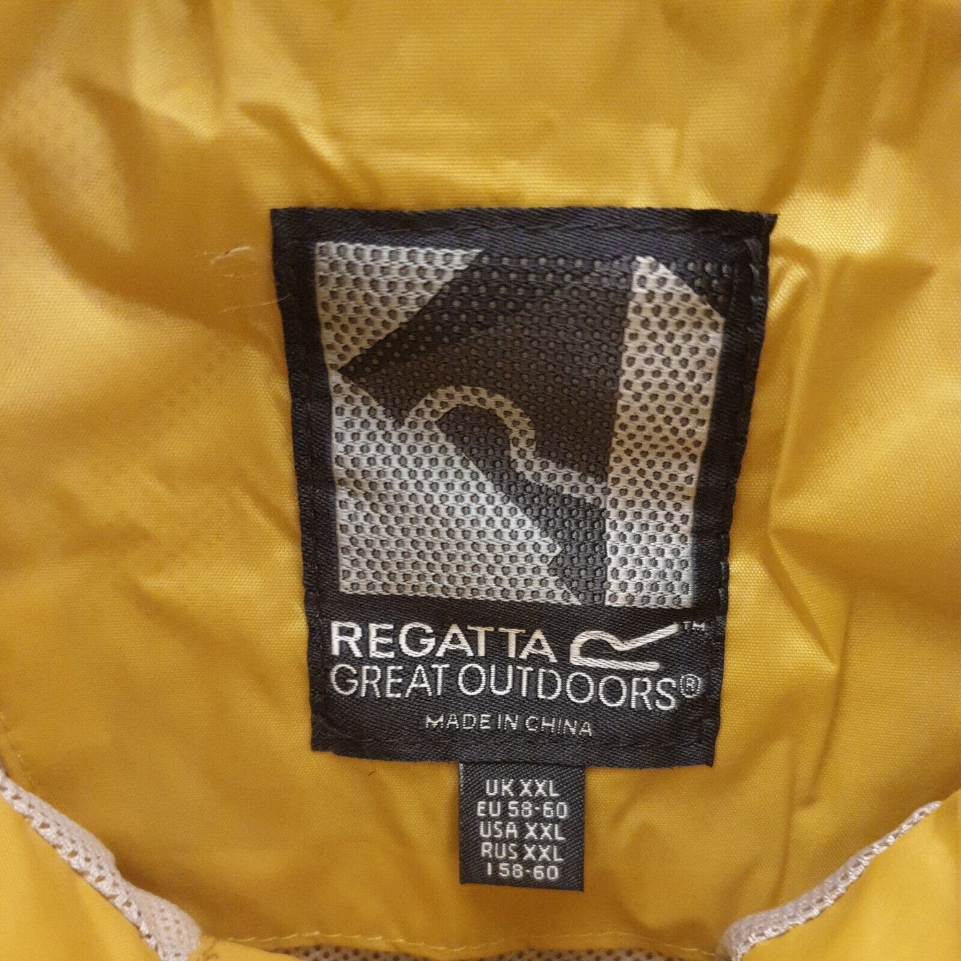 Regatta  Lyle Waterproof Shell Jacket Yellow 2XL****Ref V14