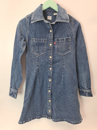 Levi's Sabine Mini Denim Dress Size UK Small **** V27