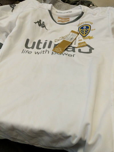 Kappa Leeds Utd Top. 19/20 Home. Unisex 11_12 Yrs. Defects. Ref Y1