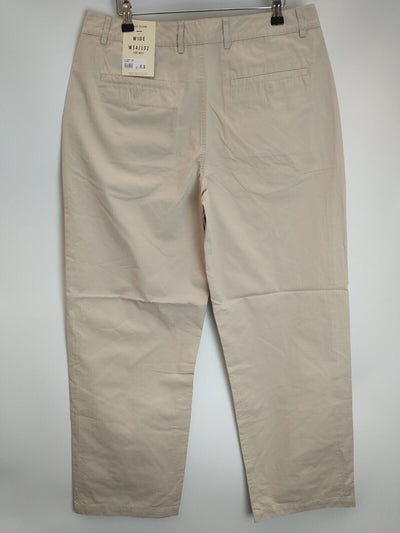 River Island Wide Chino Trousers Men's Size 34R **** V126