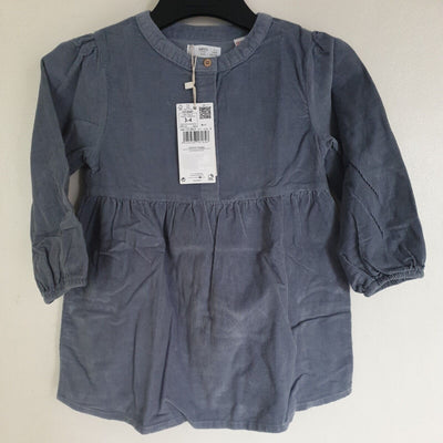 MNG Kids Grey Dress Vestido Cord Dress Uk3-4yrs 104cm****Ref V28