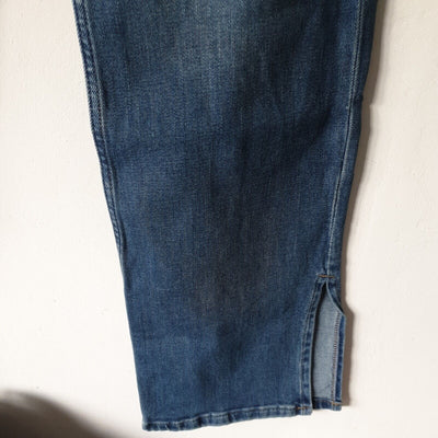 Blue Denim Jeans Straight Dark Wash Uk14****Ref V106