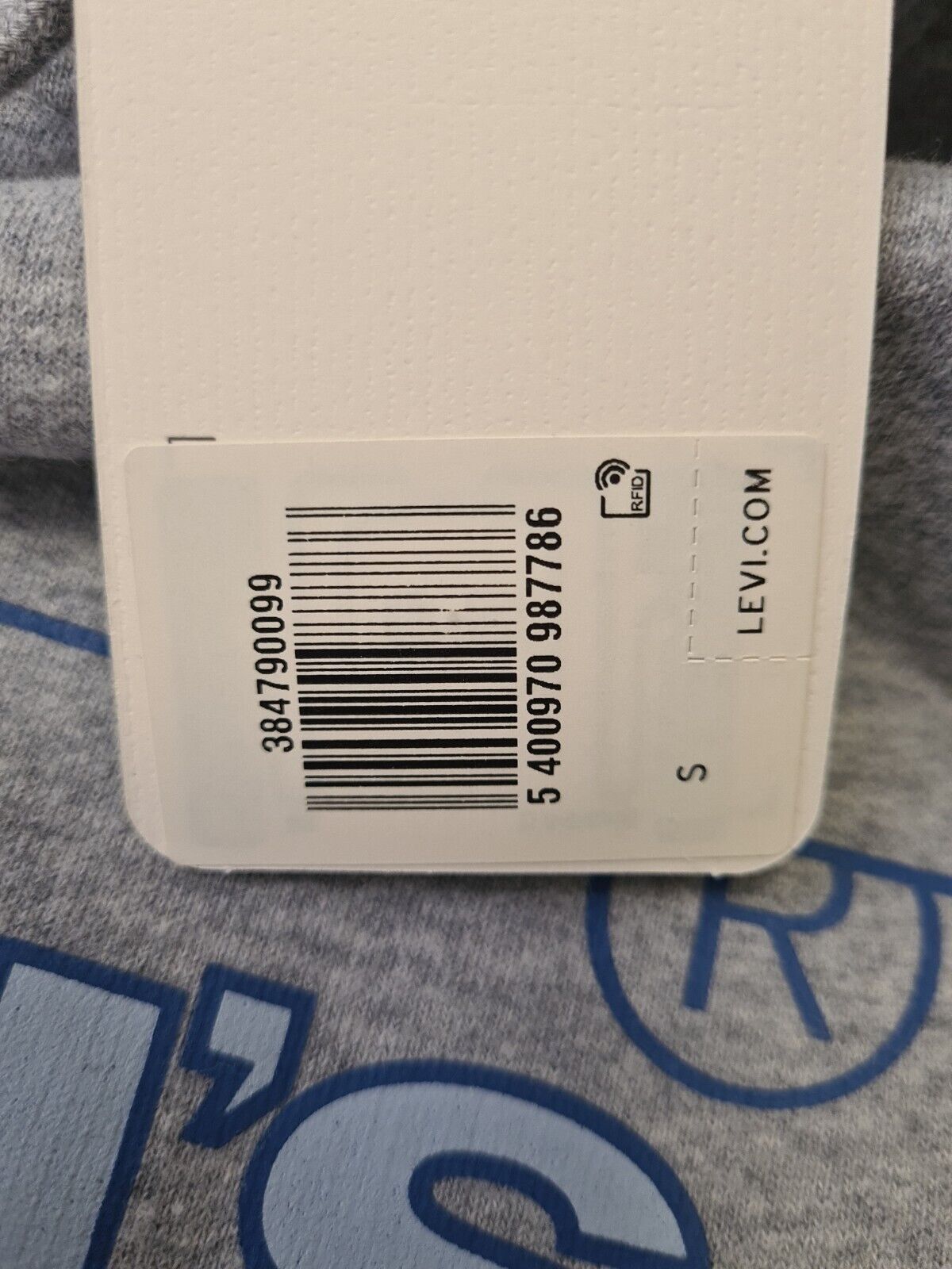 Levi's Unisex Grey Hoodie Size Small ****V147