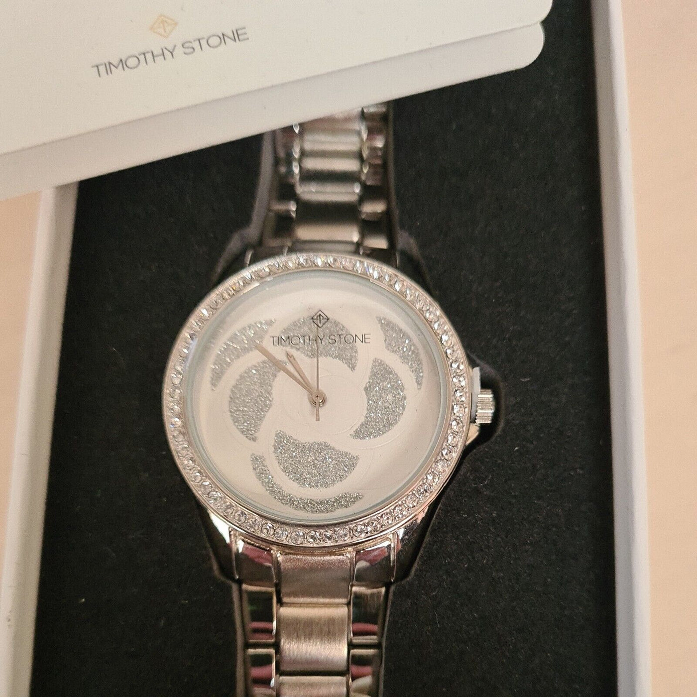 Timothy Stone Katy Silver-Tone Watch BNWT Ref SC10