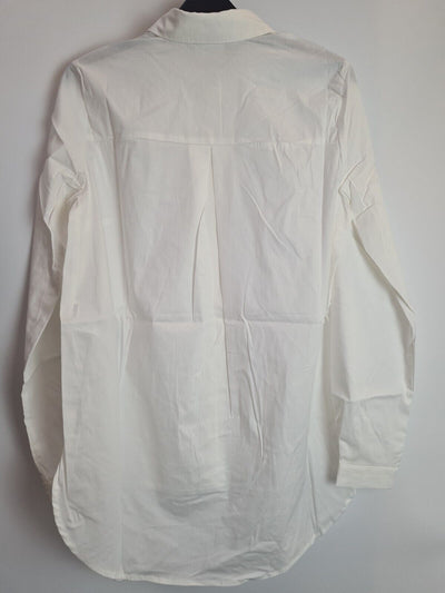 Vila White Vigimas Shirt Size 6 **** SW21