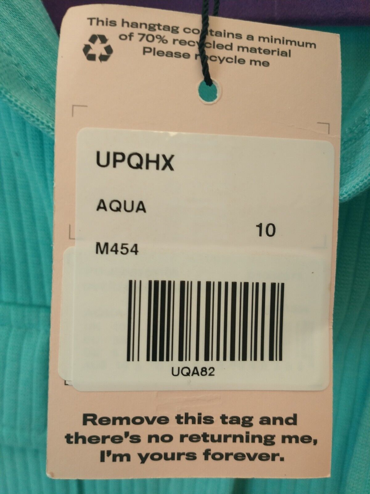 Missguided Oversized Mini Shirt Aqua. UK 10 **** Ref V27