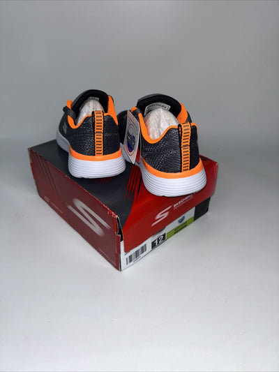 Skechers Air Cooled Goga Mat - Grey / Orange. UK Kids 11 **** Ref VS1