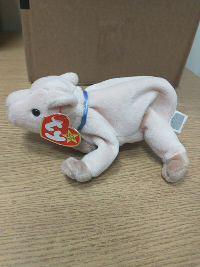 Ty - Beanie Babies - Knuckles the Pig - With Tag. Ref Beanie 4