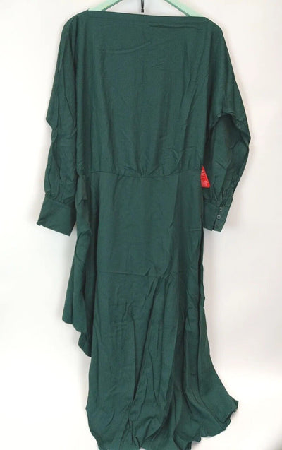 AX Paris Green High Low Midi Dress. Size UK 10 **** V547