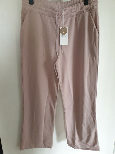 Albaray Sweat Wide Leg Pant Blush Pink Uk18 Ref E1