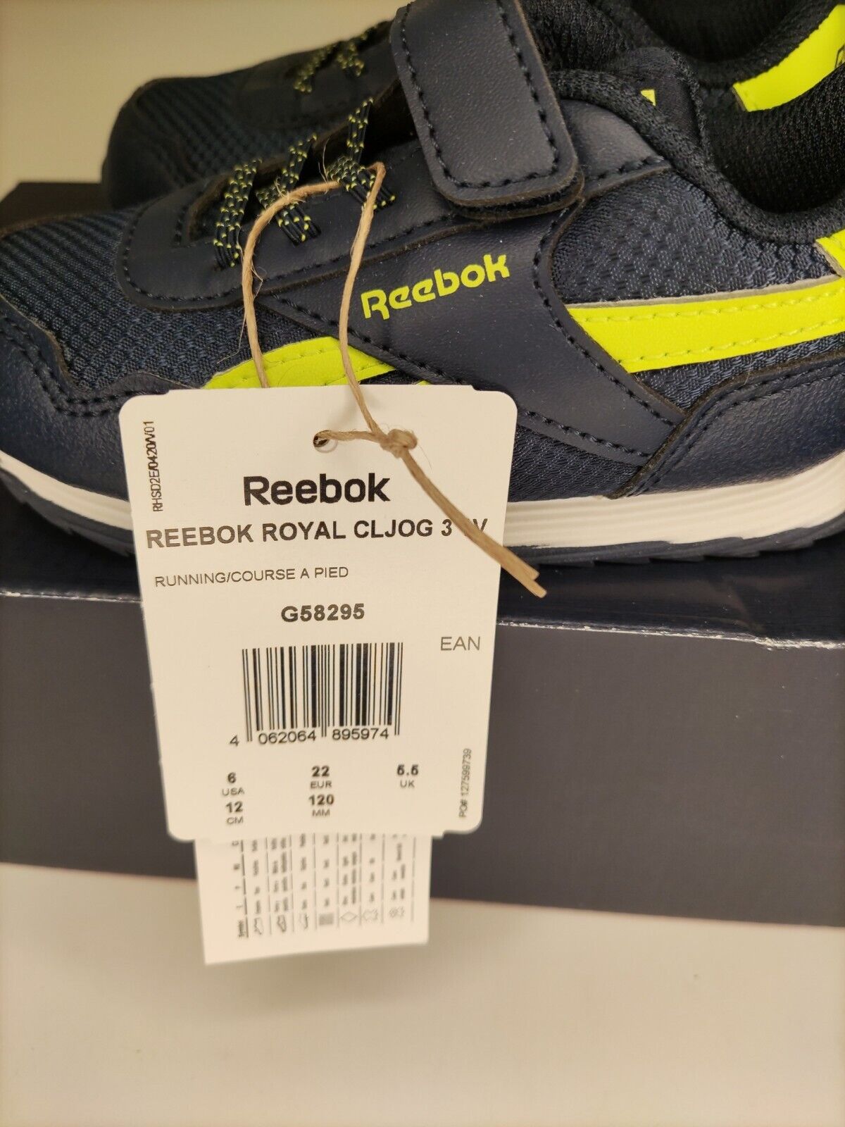 Reebok Royal Classic Jog 3.0 1V Infant Trainers Size UK 5.5 **** VS2