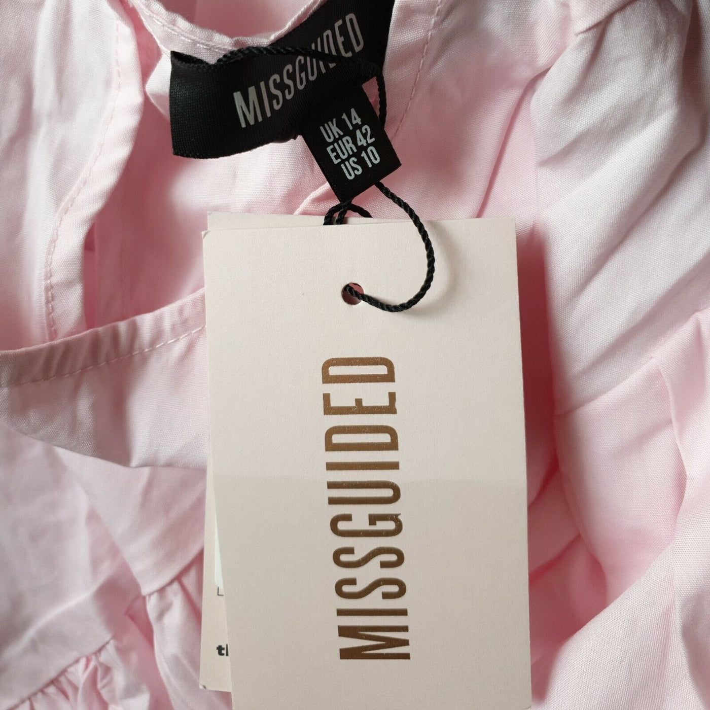 Missguided Curve Frill Smock Dress Uk14****Ref V40