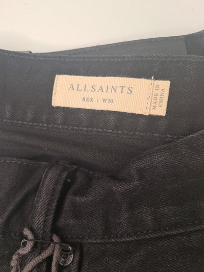 All Saint's Men's Rex Washed Black Jeans W30 **** Ref V30