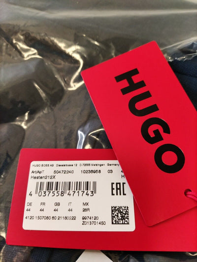 Hugo Boss Hesten 212X Blue Suit Trousers Size 28R