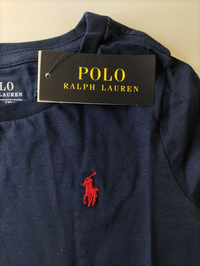 Polo Ralph Lauren Girls T-shirt. Navy.  7 Years. ****VA1