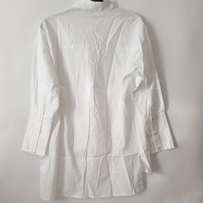 In The Style Lorna Luxe White Oversized Shirt Uk10****Ref V255