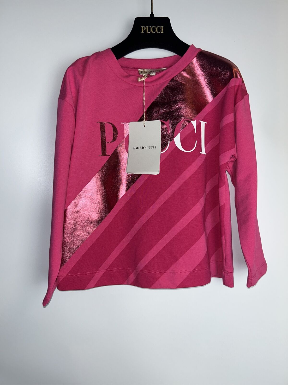 Emilo Pucci Jumper for Girls - Pink. UK 5 Years **** Ref  VH6