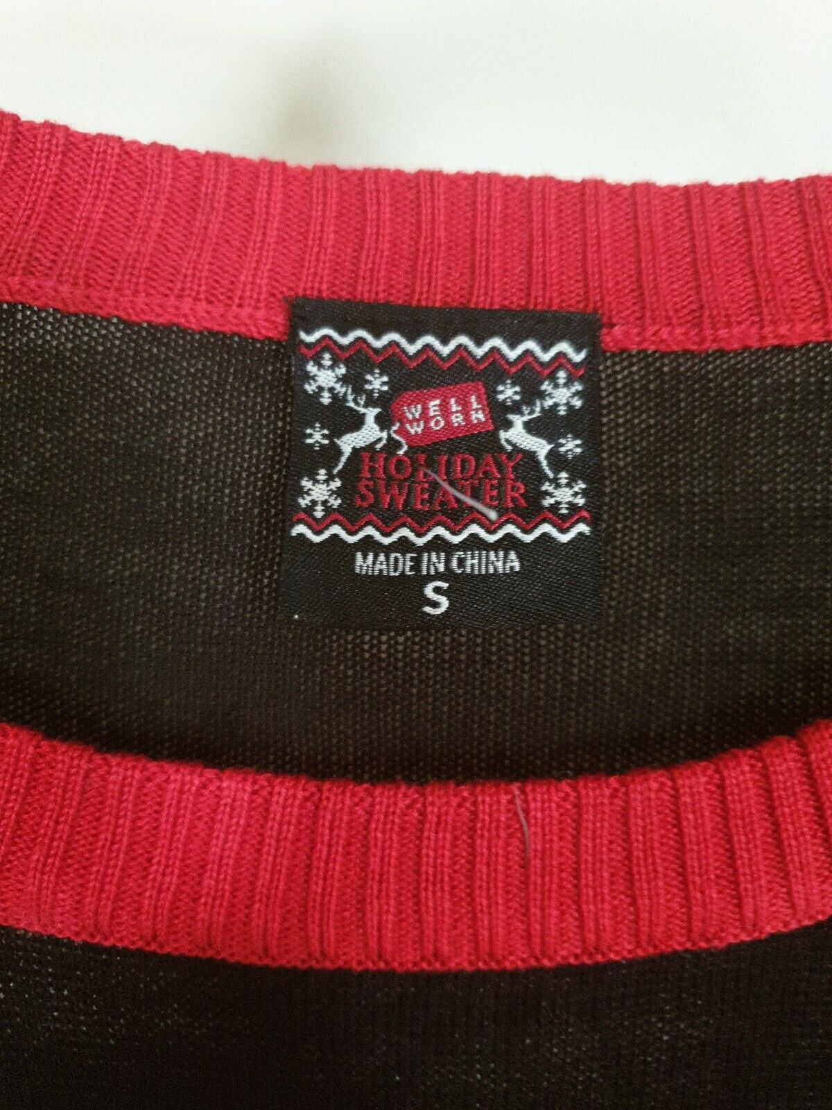 Holiday Sweater Size Small Bah Humpug Black Ref DC4
